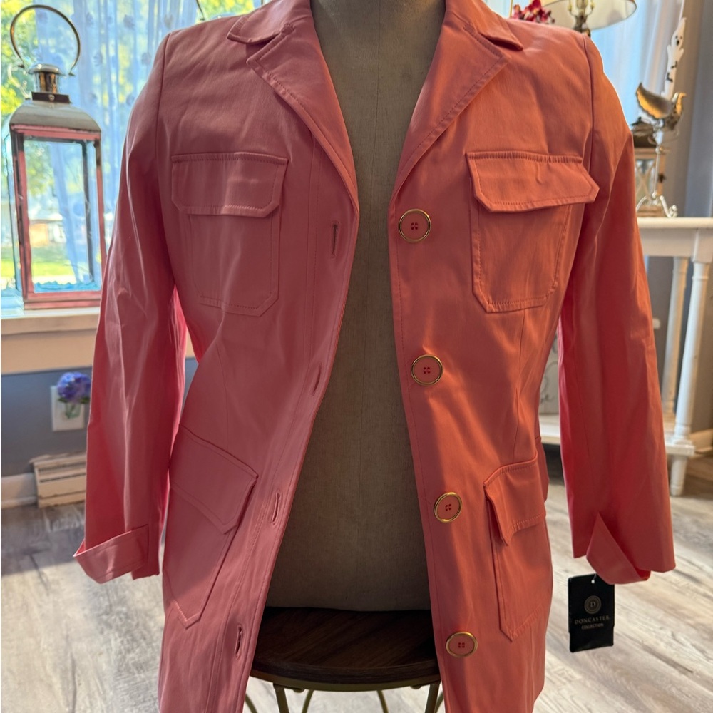 Doncaster Pink Trench Coat